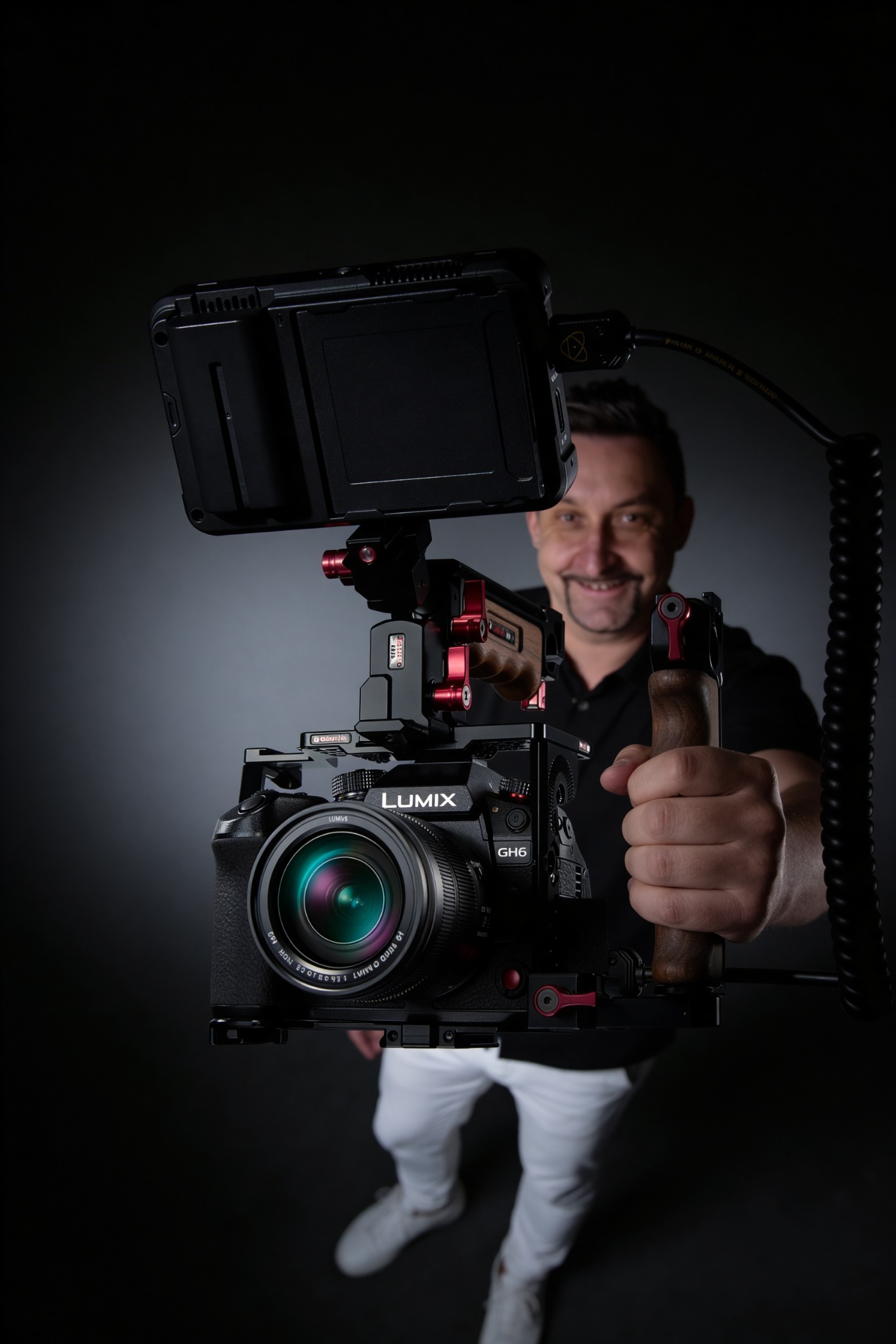 Denny Schönemann von Star Promotion mit Kamera-Rig