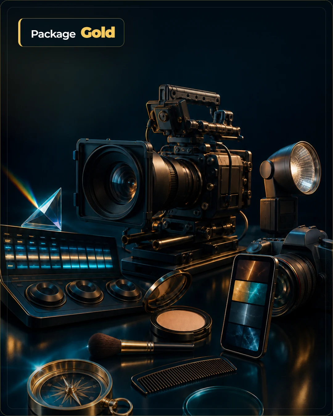 Package 02 Gold – Musikvideo, Styling, Fotos und Social Content für 2.000 Euro netto